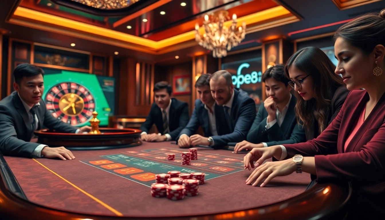 Experience thrilling online gaming at open88.mobi with classy casino tables and poker action.
