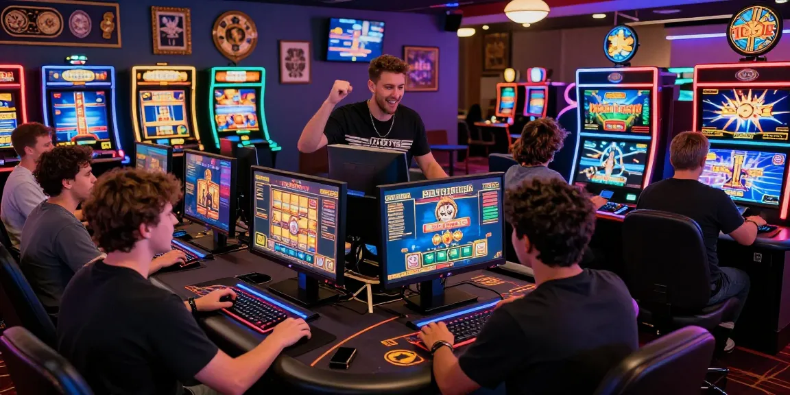 Catching the excitement at online credit card casinos https://aisa.org.uk with diverse players engaged in exhilarating gameplay.