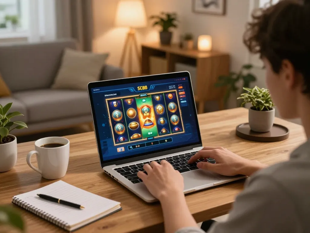 Engaging online gaming experience on SC88 platform, showcasing strategic gameplay at home