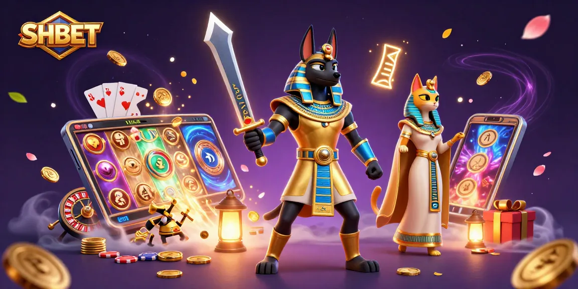 Experience thrilling gaming with SHBET's Egyptian warriors, vibrant slots, and golden treasures.