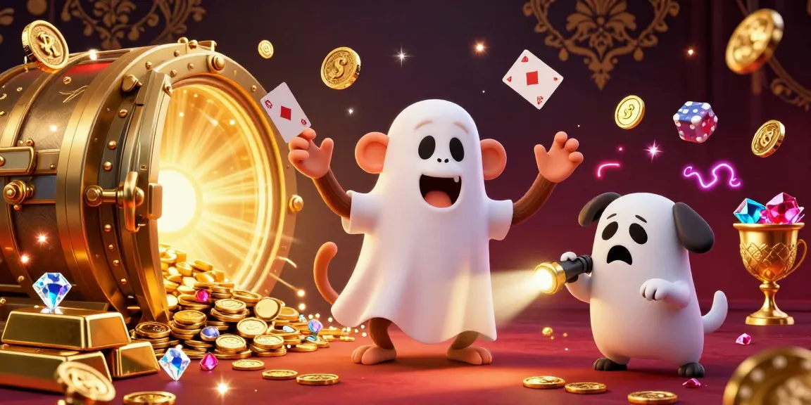 Engage with SHBET's thrilling casino adventure featuring a poltergeist monkey and ghost-hunter puppy.