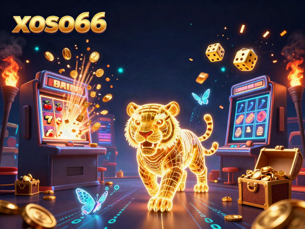 Join the excitement at xoso66 with playful 3D characters and dynamic casino game elements.