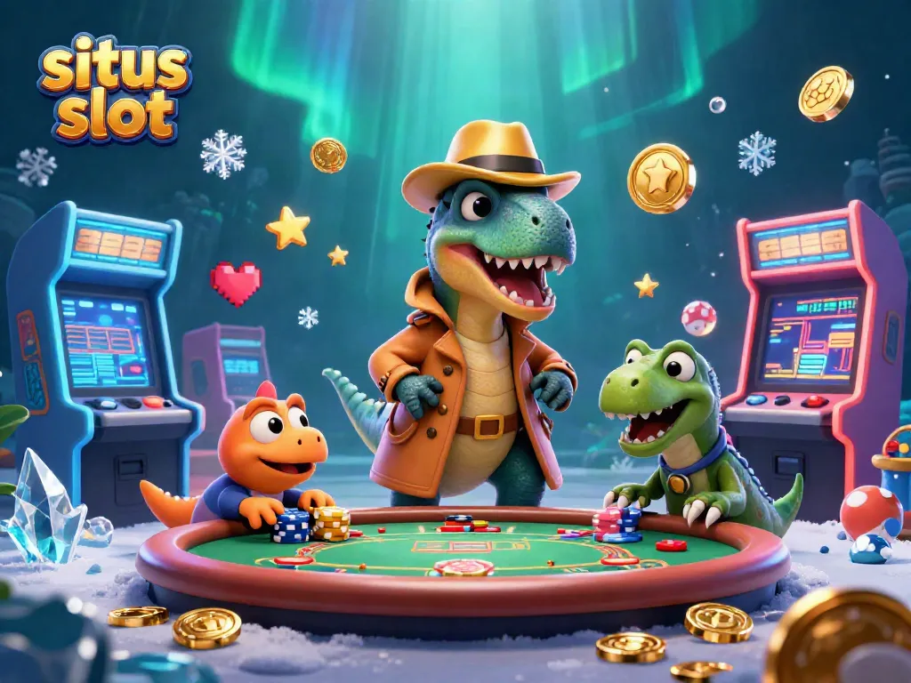 Memenangkan situs slot dengan jackpot, raptor berpenyamar bermain mesin di kasino