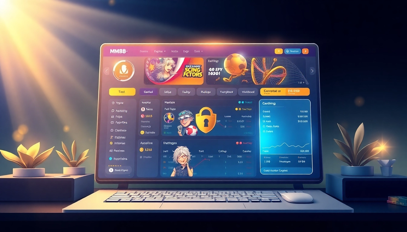 Experience the innovative interface of MM88 online betting platform at https://mm88.co.in/ showcasing user-friendly game selection and live support.