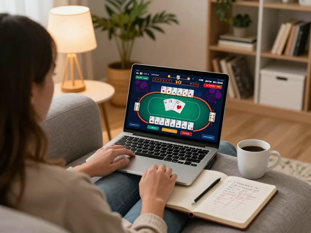 Terlibat dalam permainan poker yang mengujakan di kasino dalam talian terbaik Malaysia dari suasana rumah yang selesa.