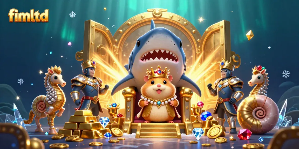 Play at fimltd's vibrant 3D casino scene exploring treasure and excitement.