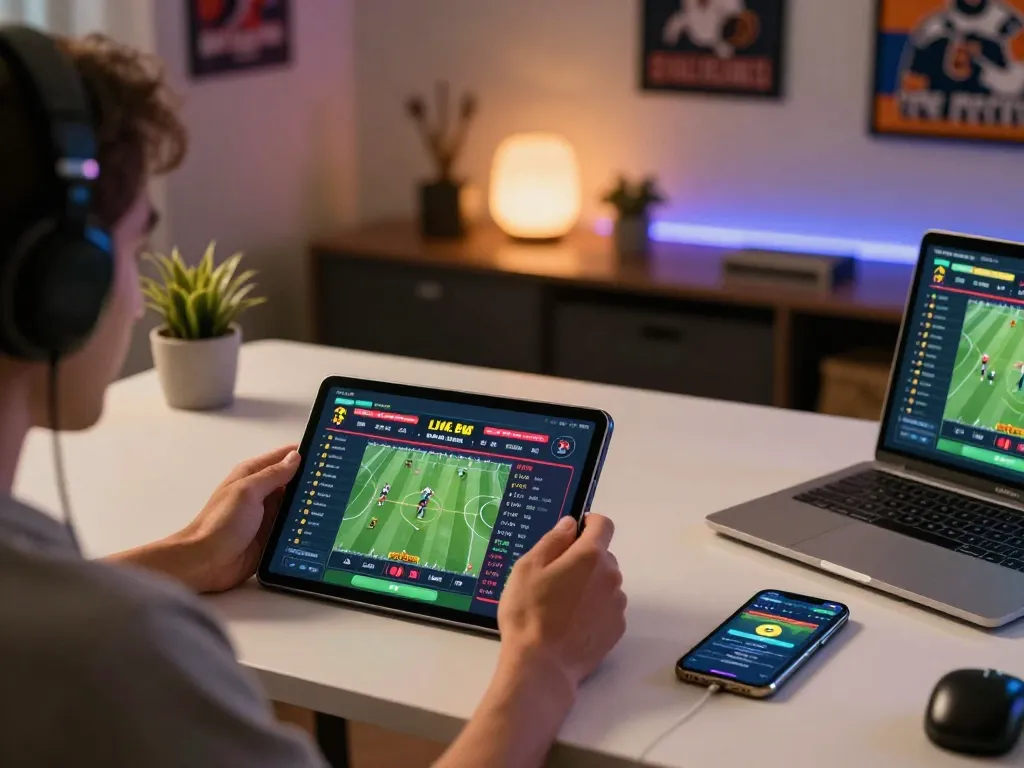 Engaging sports betting experience at a reliable house with live odds and modern setup.