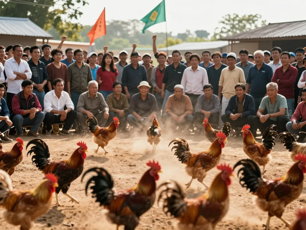 Trải nghiệm Phát sóng trực tiếp đá gà tại sự kiện đá gà trực tiếp hấp dẫn với không khí sôi động.