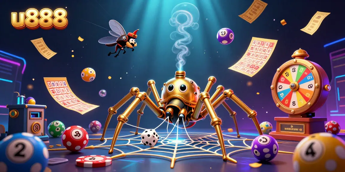 Experience thrilling games at u888 with colorful lottery balls and dynamic elements.