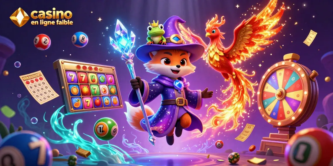 Découvrez la magie des casinos en ligne fiables à travers cette illustration vibrante et dynamique.