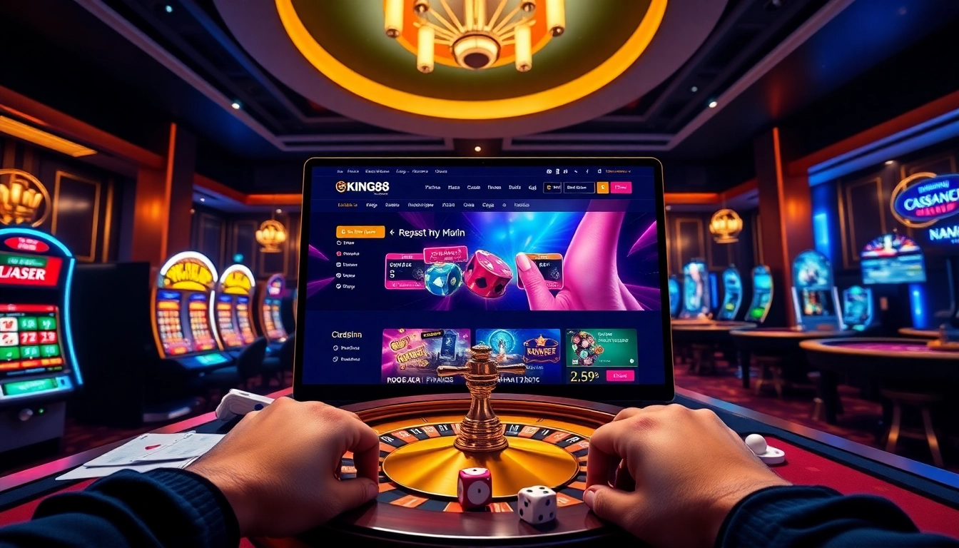 Play engaging games at king88 vina casino with thrilling online gambling experiences.