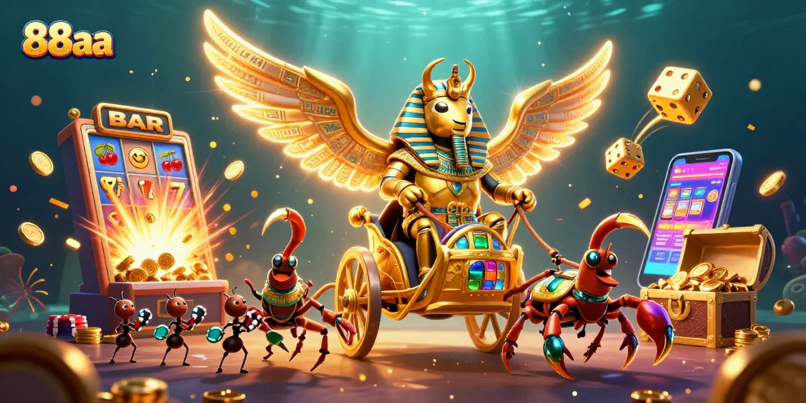 Experience thrilling gameplay at 88aa with vibrant scenes of jackpots and casino excitement
