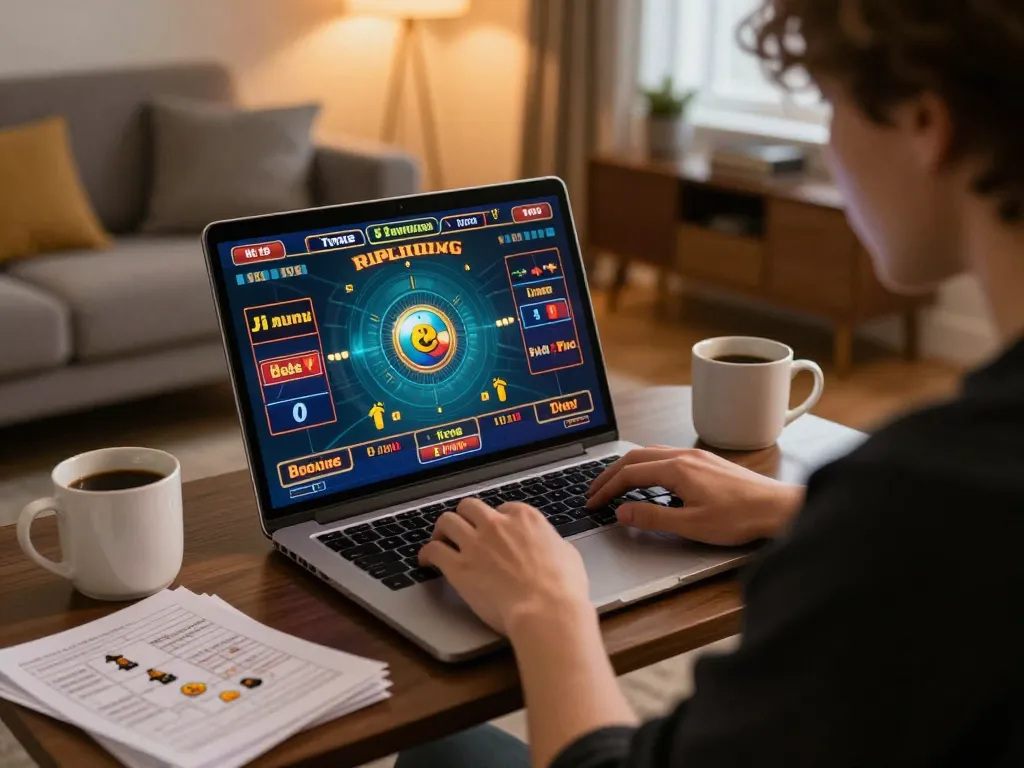 Engaging ripple gambling experience at home with a player focused on online casino game