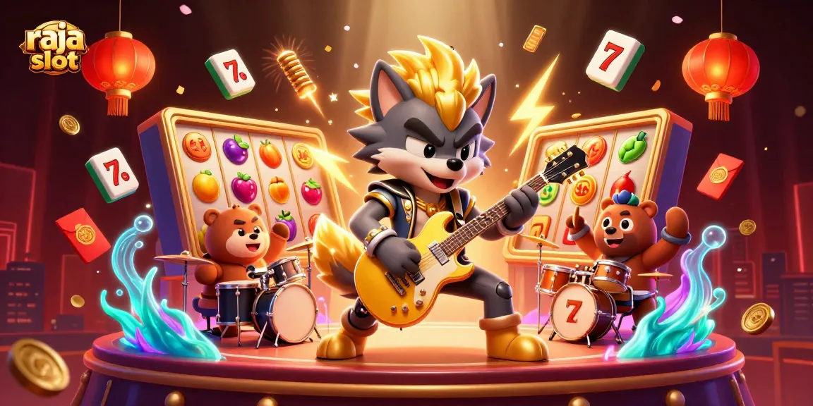 Experience thrilling jackpots with raja slot in this vibrant, dynamic casino scene!