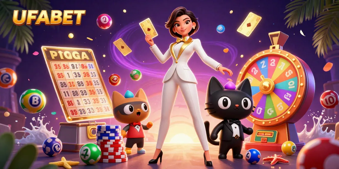 Experience the thrill of winning with UFABET's vibrant casino atmosphere featuring games, cards, and lively elements.