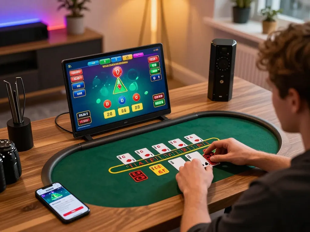 HB88 player placing strategic bets during an engaging online live dealer blackjack game