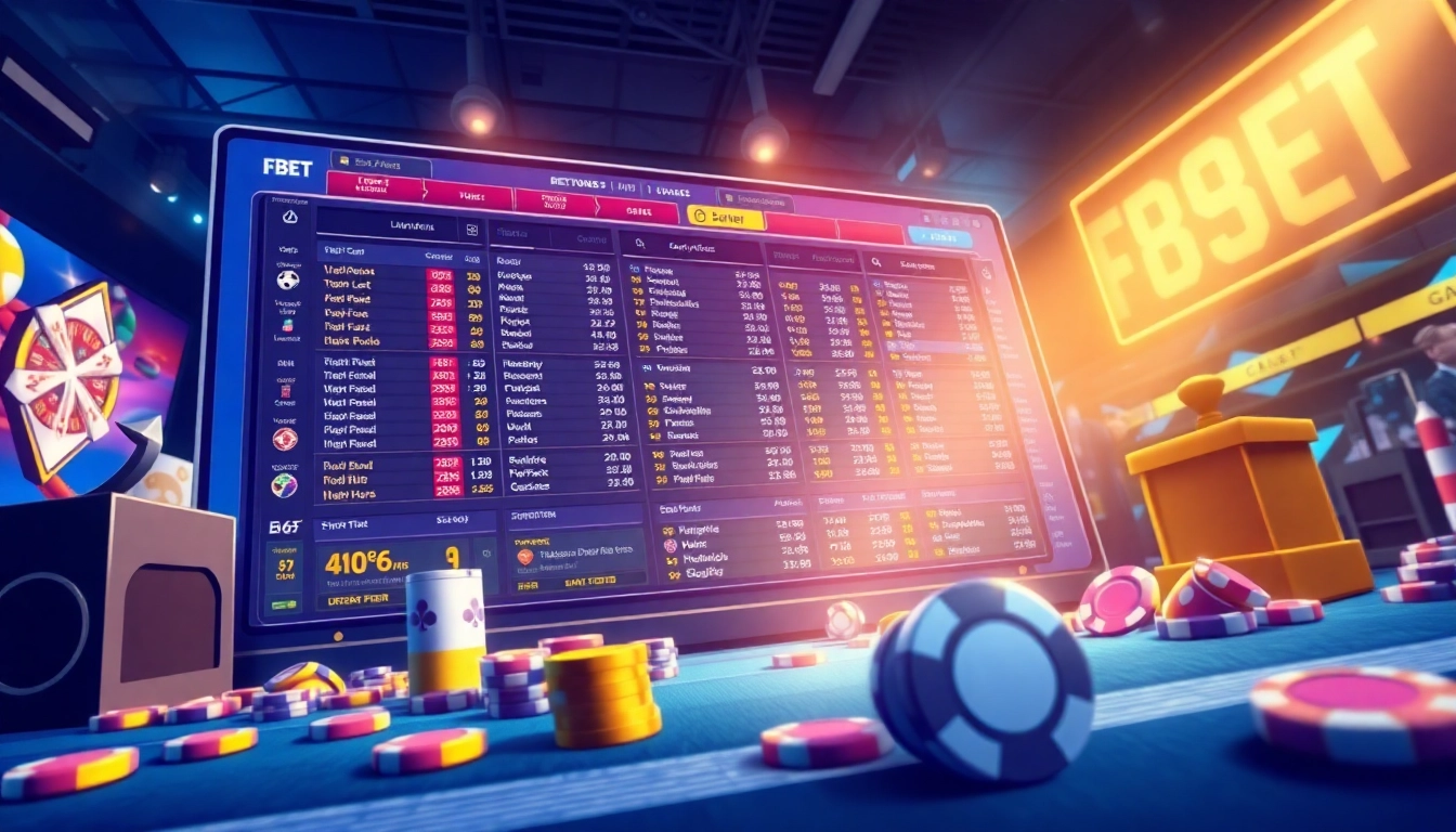 Experience the excitement of online betting at https://f8bet.io/ with a vibrant digital gaming scene featuring betting options and gaming elements.