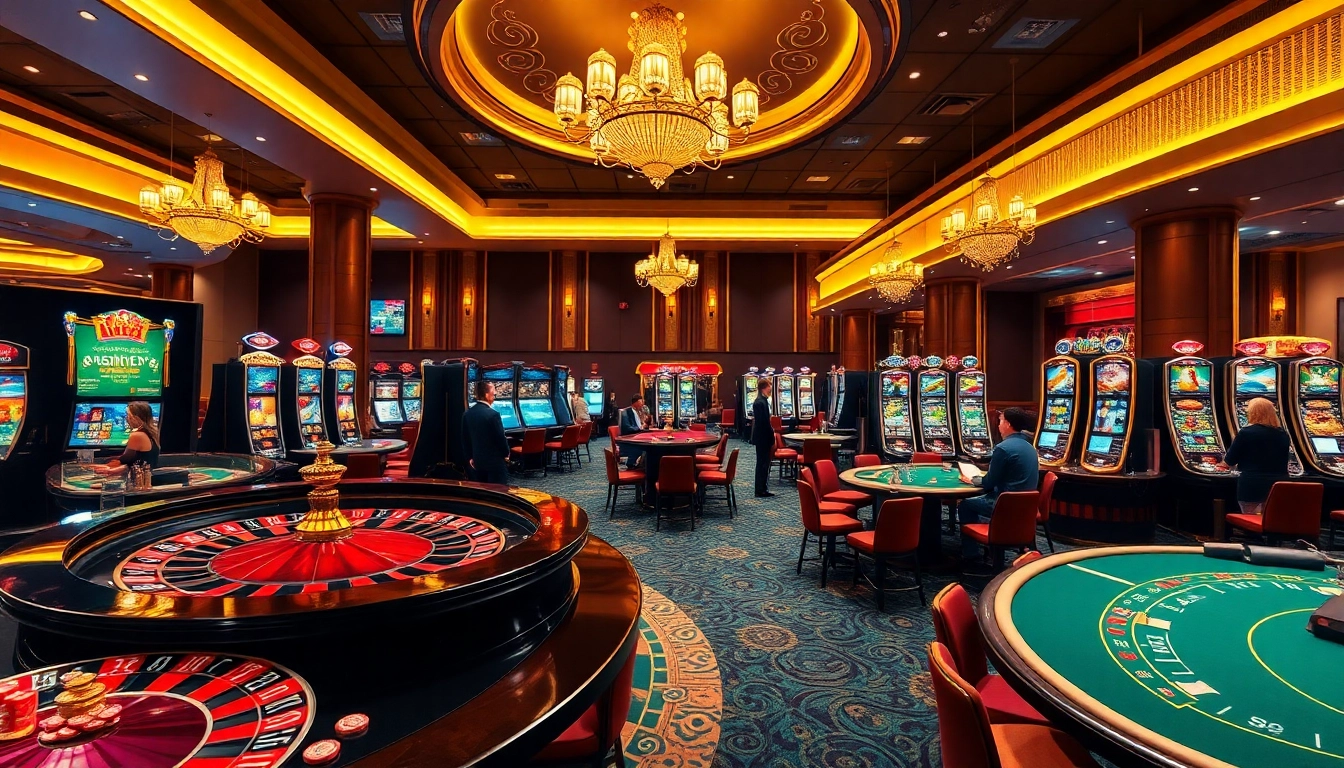 Experience the thrill of i9bet gaming with vibrant casino tables, professional dealers, and excitement all around.