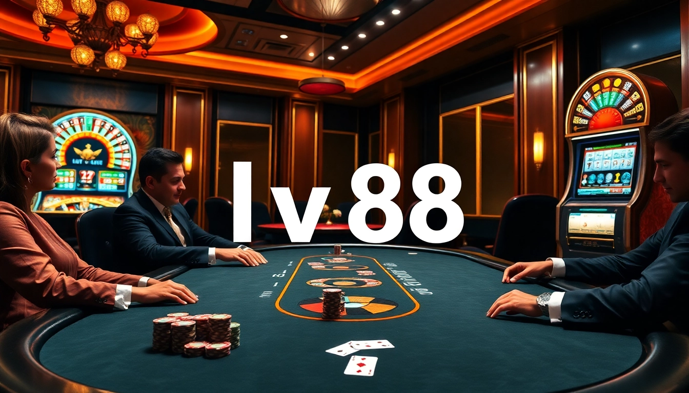 Experience the excitement of lv 88 at a luxurious casino with high-stakes poker tables and winning jackpots.